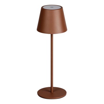 LED Ljusreglerad uppladdningsbar bordslampa INITA LED/1,2W/1800 mAh IP54 brun