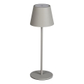 LED Ljusreglerad uppladdningsbar bordslampa INITA LED/1,2W/1800 mAh IP54 grå