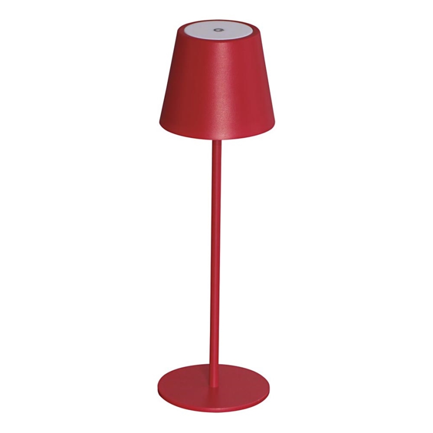 LED Ljusreglerad uppladdningsbar bordslampa INITA LED/1,2W/1800 mAh IP54 röd
