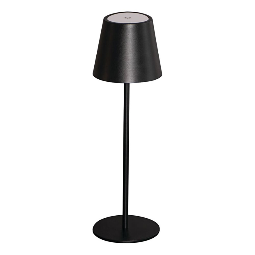 LED Ljusreglerad uppladdningsbar bordslampa INITA LED/1,2W/1800 mAh IP54 svart
