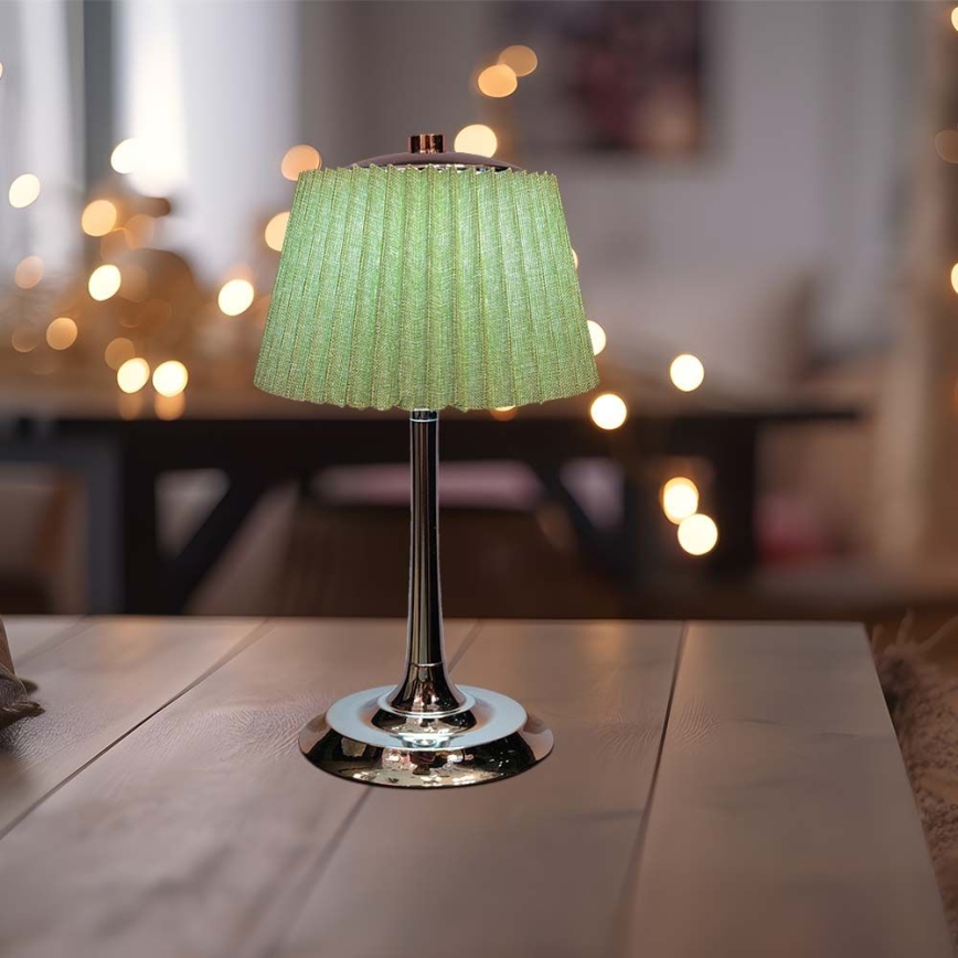 LED Dimbar uppladdningsbar touch bordslampa LED/1,5W/5V 3000/4000/6000K 1800 mAh grön