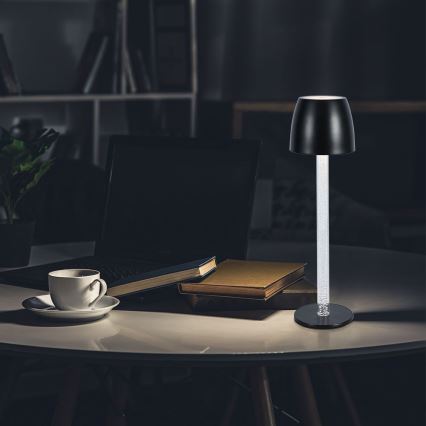 LED Dimbar uppladdningsbar touch bordslampa LED/3W/5V 3000K 1800 mAh vit