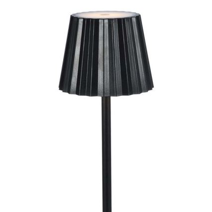 LED Dimbar uppladdningsbar touch bordslampa LED/4W/5V 3000-6000K 1800 mAh svart