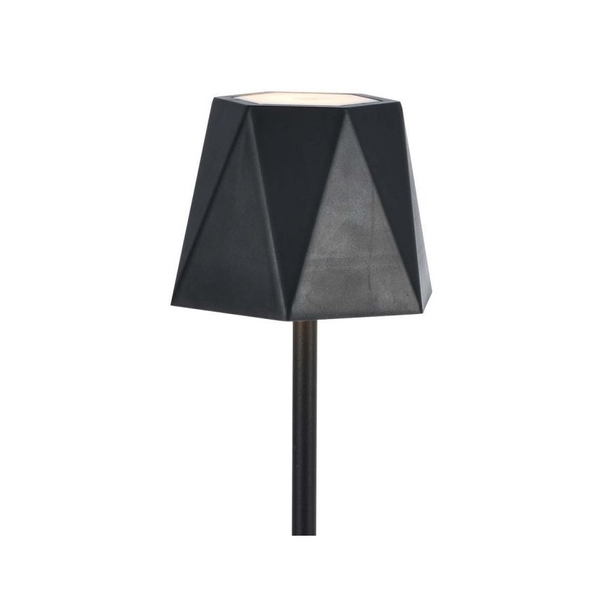 LED Dimbar uppladdningsbar touch bordslampa LED/4W/5V 3000-6000K 1800 mAh svart