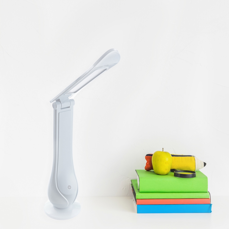 LED Ljusreglerad uppladdningsbar bordslampa LILLY LED/4W/5V 1200 mAh vit