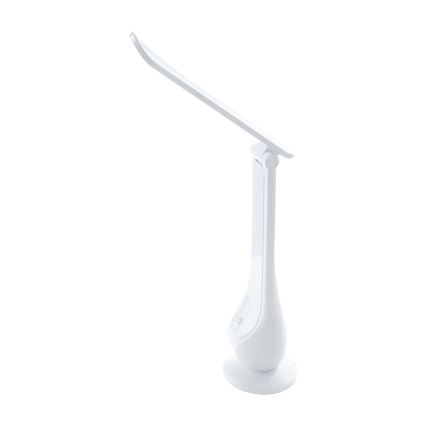 LED Ljusreglerad uppladdningsbar bordslampa LILLY LED/4W/5V 1200 mAh vit