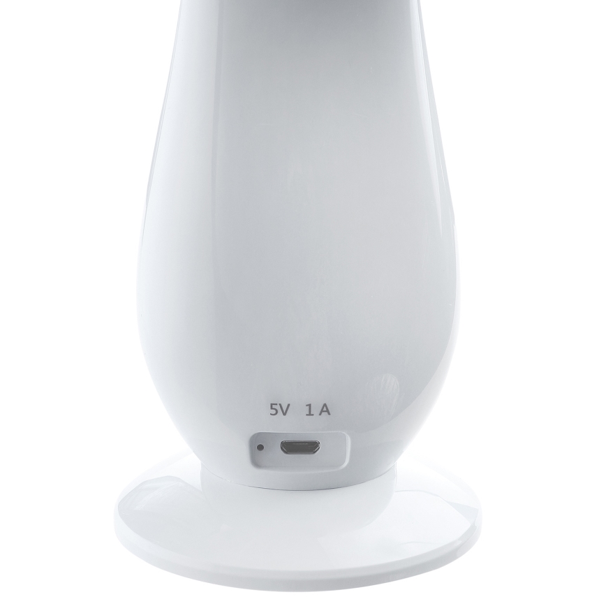LED Ljusreglerad uppladdningsbar bordslampa LILLY LED/4W/5V 1200 mAh vit