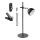 LED Ljusreglerad uppladdningsbar bordslampa magnetisk 04.01.2001 LED/4,2W/3,7V 4000K 1200mAh svart