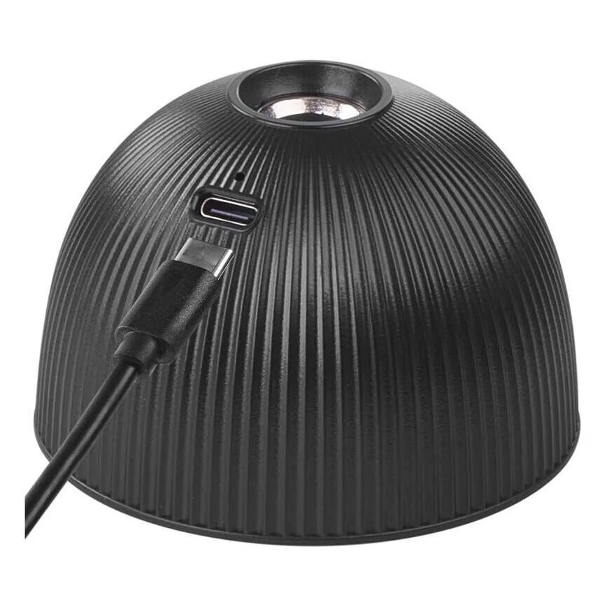 LED Ljusreglerad uppladdningsbar bordslampa magnetisk 04.01.2001 LED/4,2W/3,7V 4000K 1200mAh svart