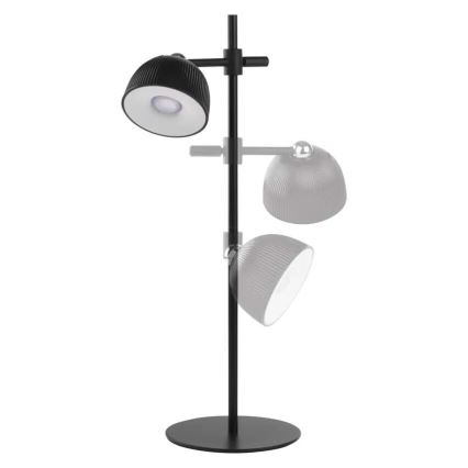LED Ljusreglerad uppladdningsbar bordslampa magnetisk 04.01.2001 LED/4,2W/3,7V 4000K 1200mAh svart