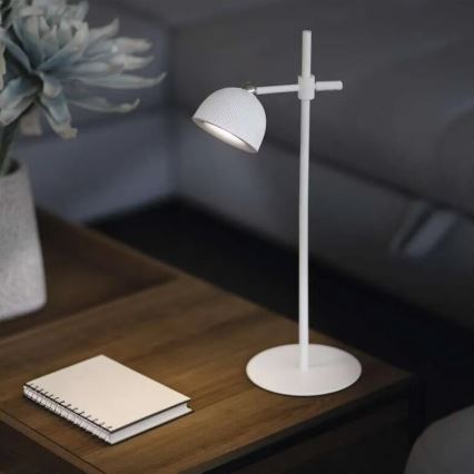 LED Ljusreglerad uppladdningsbar bordslampa magnetisk 04.01.2001 LED/4,2W/3,7V 4000K 1200mAh vit