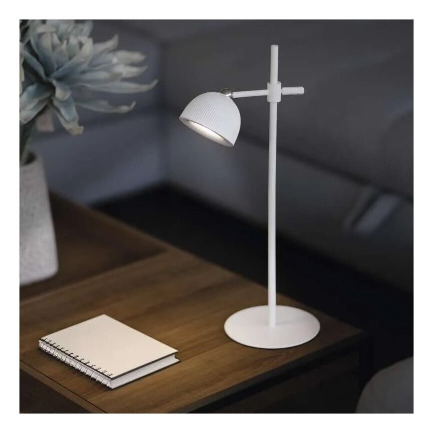 LED Ljusreglerad uppladdningsbar bordslampa magnetisk 04.01.2001 LED/4,2W/3,7V 4000K 1200mAh vit