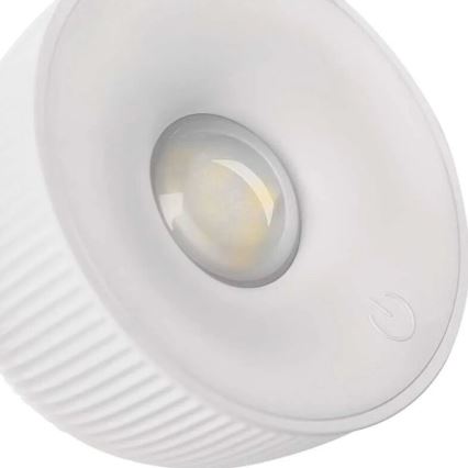 LED Ljusreglerad uppladdningsbar bordslampa magnetisk 04.01.2001 LED/4,2W/3,7V 4000K 1200mAh vit