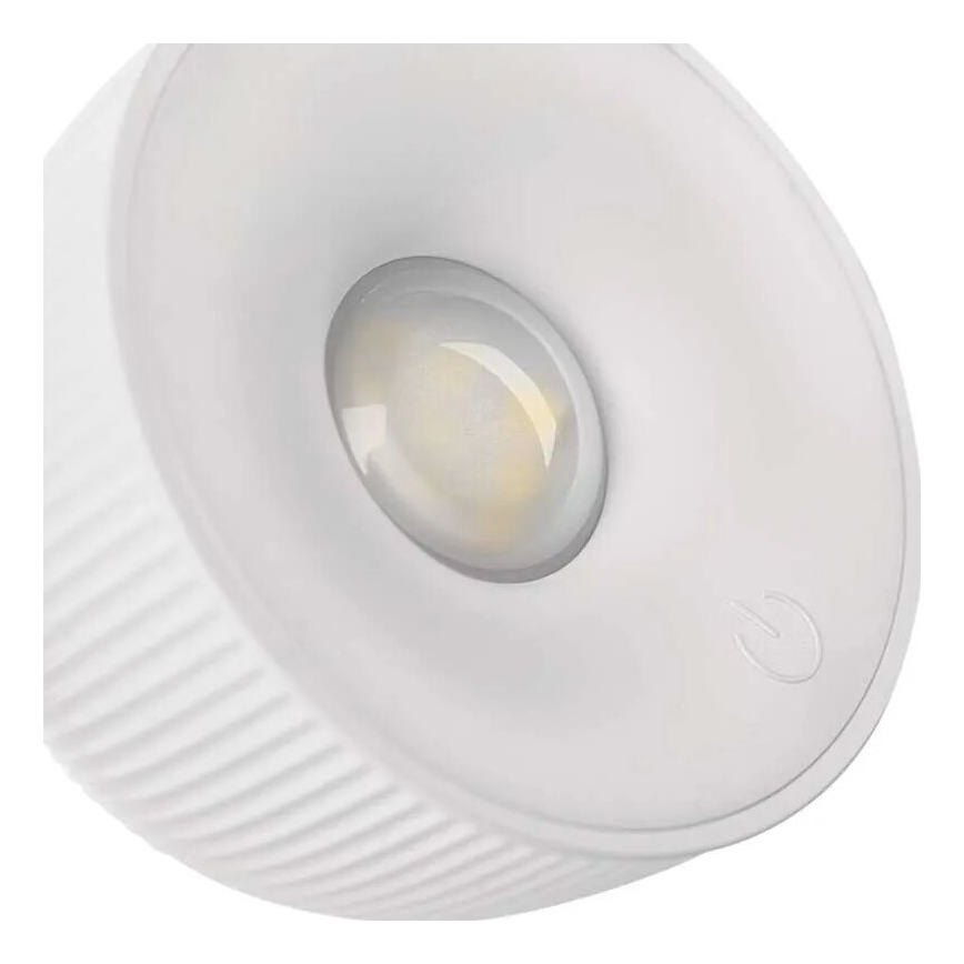 LED Ljusreglerad uppladdningsbar bordslampa magnetisk 04.01.2001 LED/4,2W/3,7V 4000K 1200mAh vit