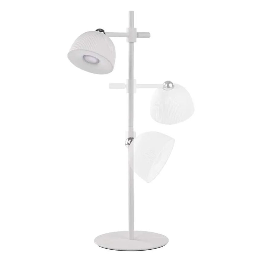 LED Ljusreglerad uppladdningsbar bordslampa magnetisk 04.01.2001 LED/4,2W/3,7V 4000K 1200mAh vit