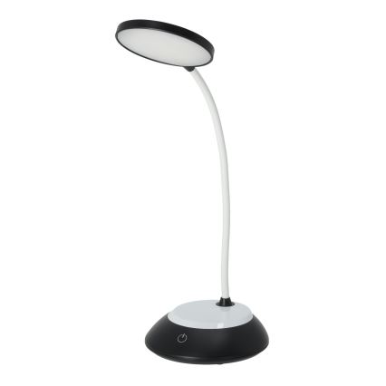 LED Ljusreglerad uppladdningsbar bordslampa VISUA LED/5W/5V 3000-5000K 1200 mAh svart