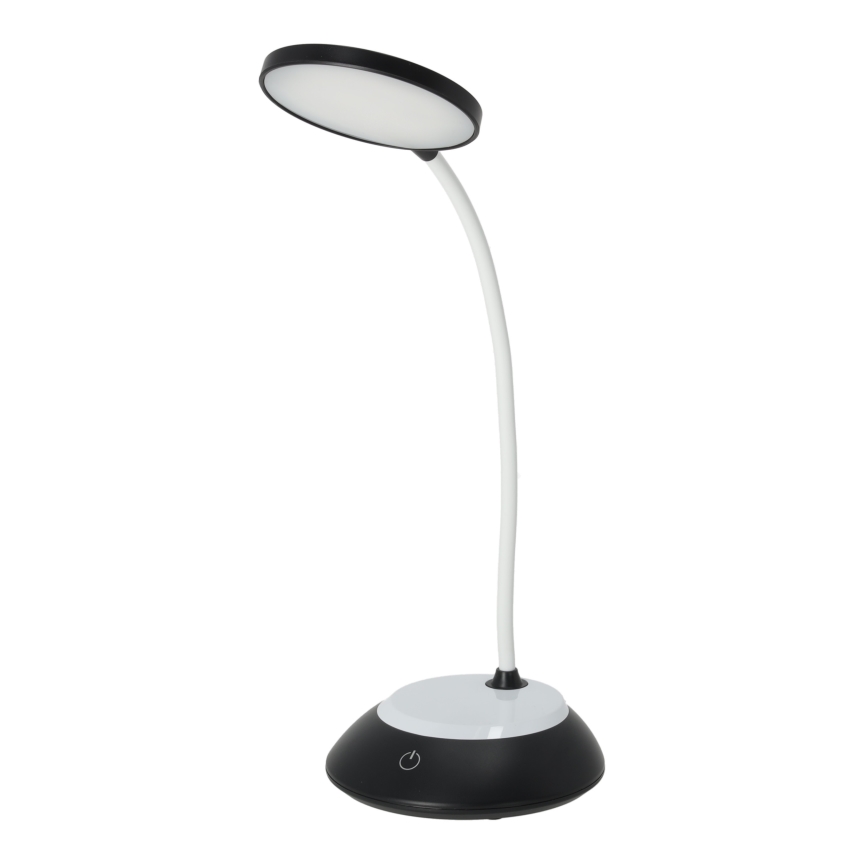 LED Ljusreglerad uppladdningsbar bordslampa VISUA LED/5W/5V 3000-5000K 1200 mAh svart