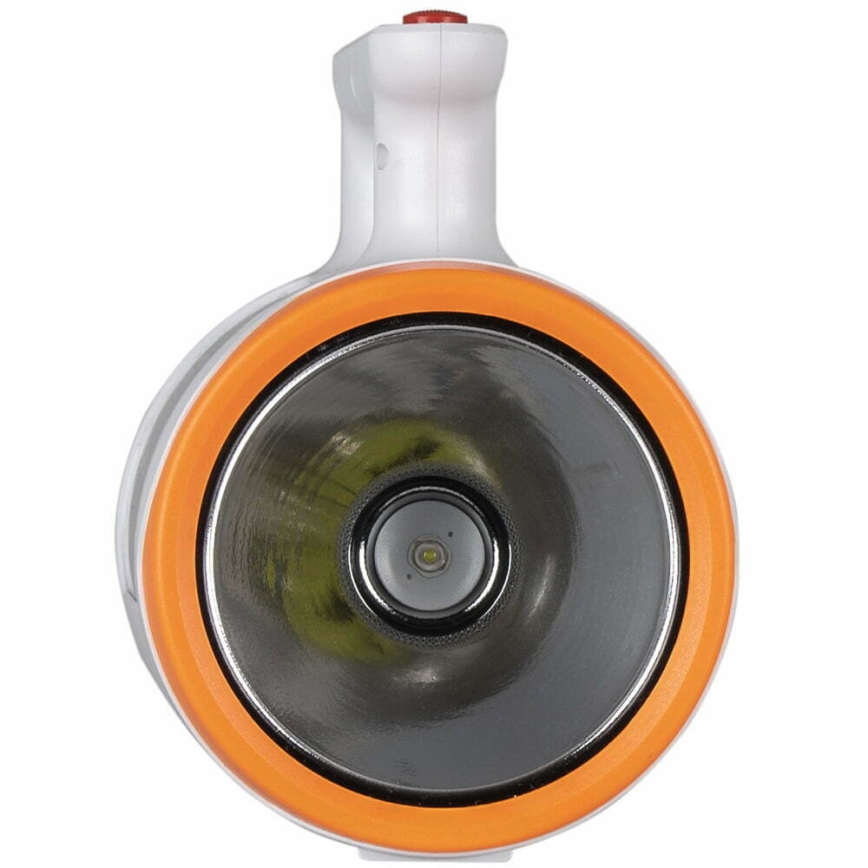 LED Ljusreglerad uppladdningsbar ficklampa 2i1 med strömbanksfunktion LED/5W/230V 3500 mAh