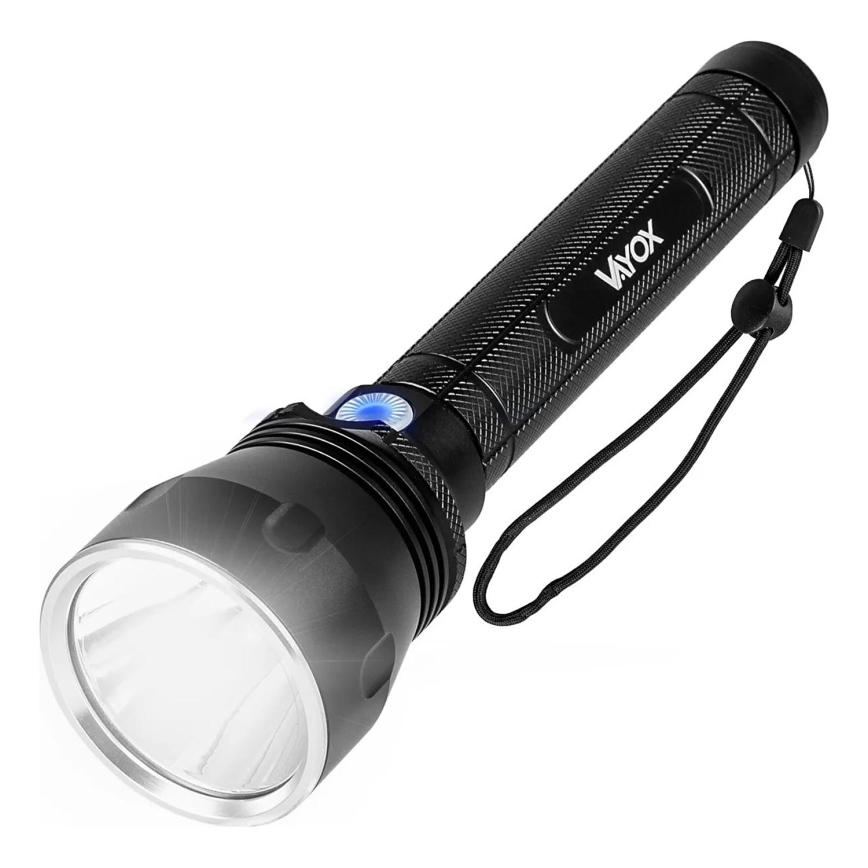 LED Ljusreglerad uppladdningsbar ficklampa LED/20W/5V IPX5 1570 glansig 8400 mAh