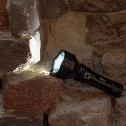 LED Ljusreglerad uppladdningsbar ficklampa LED/20W/5V IPX5 1900 glansig 5000 mAh