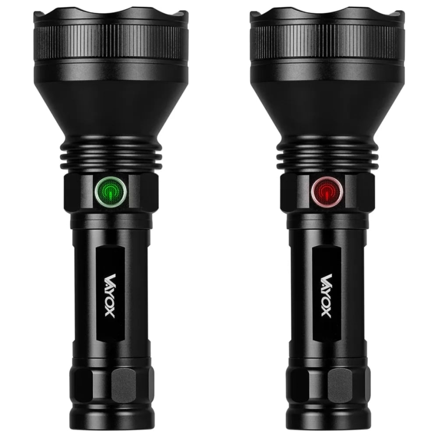 LED Ljusreglerad uppladdningsbar ficklampa LED/20W/5V IPX5 1900 glansig 5000 mAh