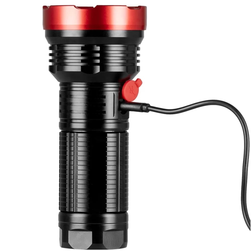 LED Ljusreglerad uppladdningsbar ficklampa LED/20W/5V IPX5 2000 glansig 6000 mAh