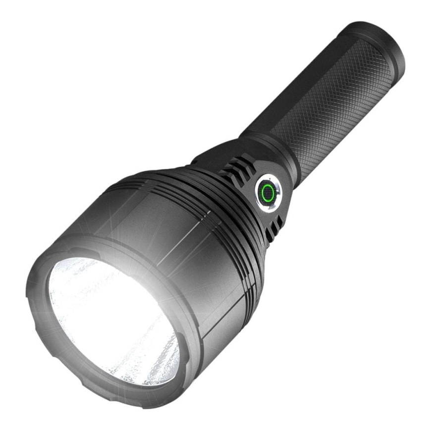 LED Ljusreglerad uppladdningsbar ficklampa LED/30W/5V IPX7 3000 glansig 4200 mAh
