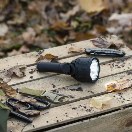 LED Ljusreglerad uppladdningsbar ficklampa LED/30W/5V IPX7 3000 glansig 4200 mAh