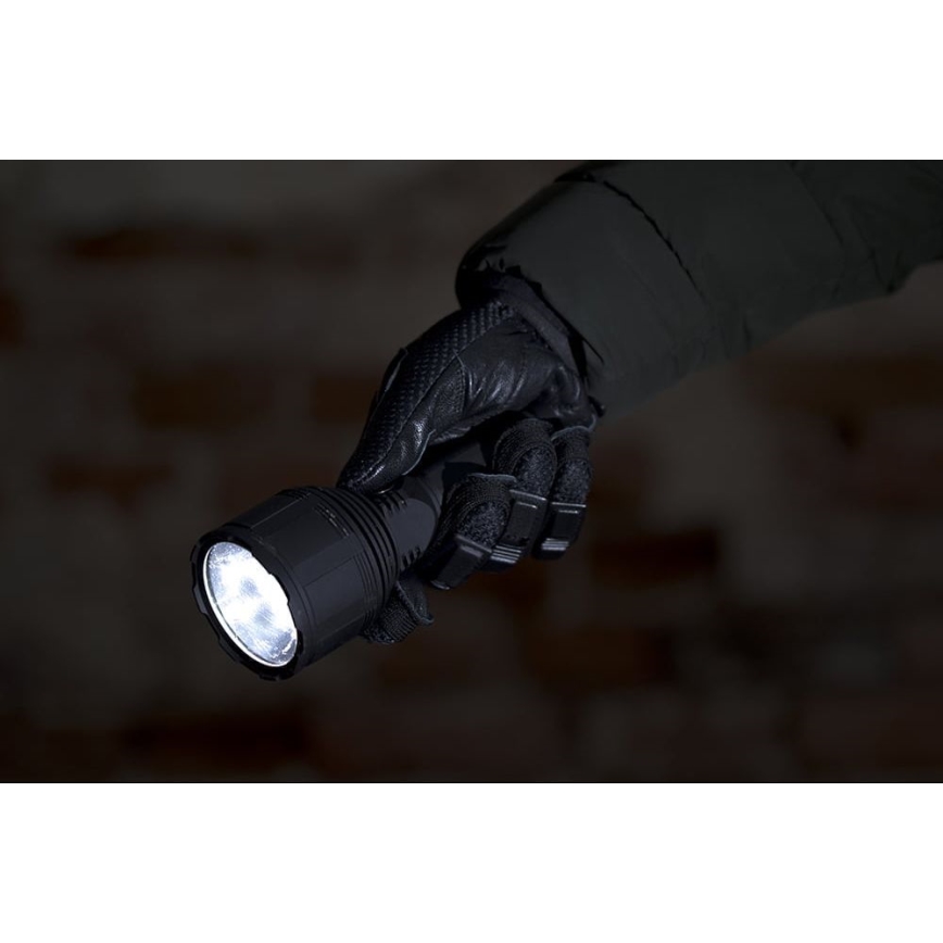 LED Ljusreglerad uppladdningsbar ficklampa LED/30W/5V IPX7 3000 glansig 4200 mAh