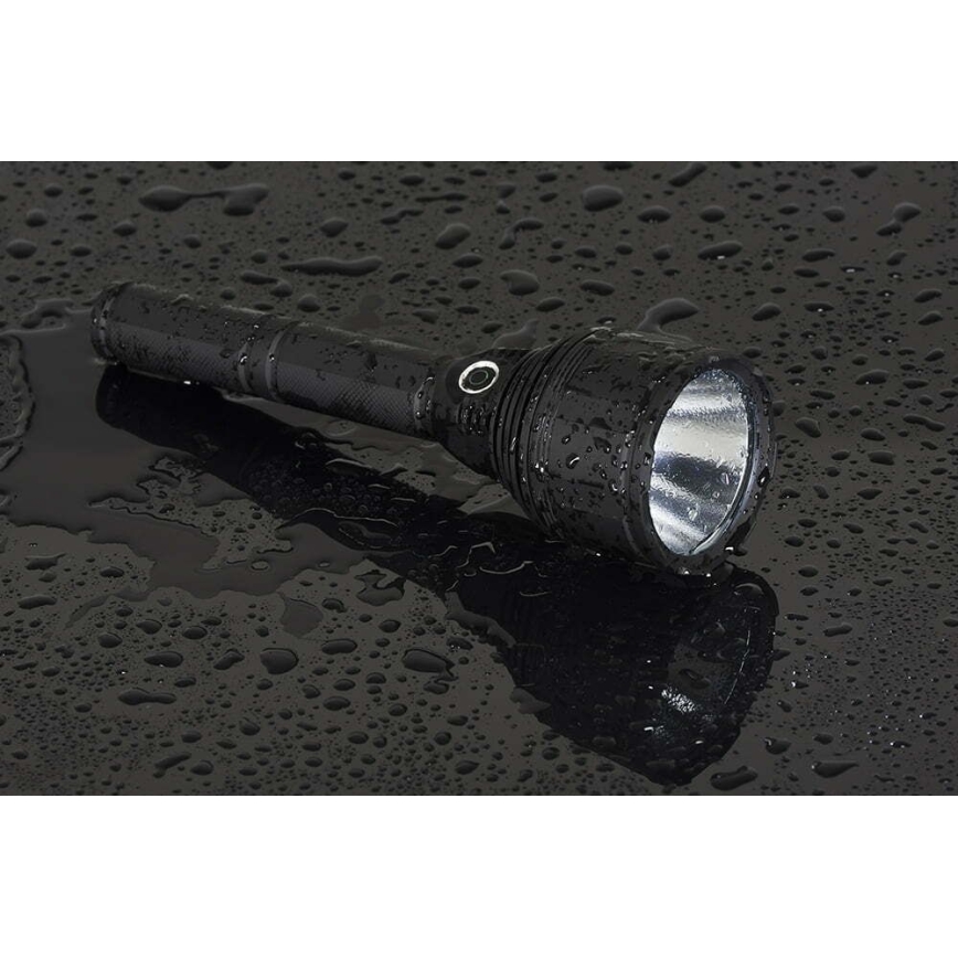 LED Ljusreglerad uppladdningsbar ficklampa LED/30W/5V IPX7 3000 glansig 8400 mAh