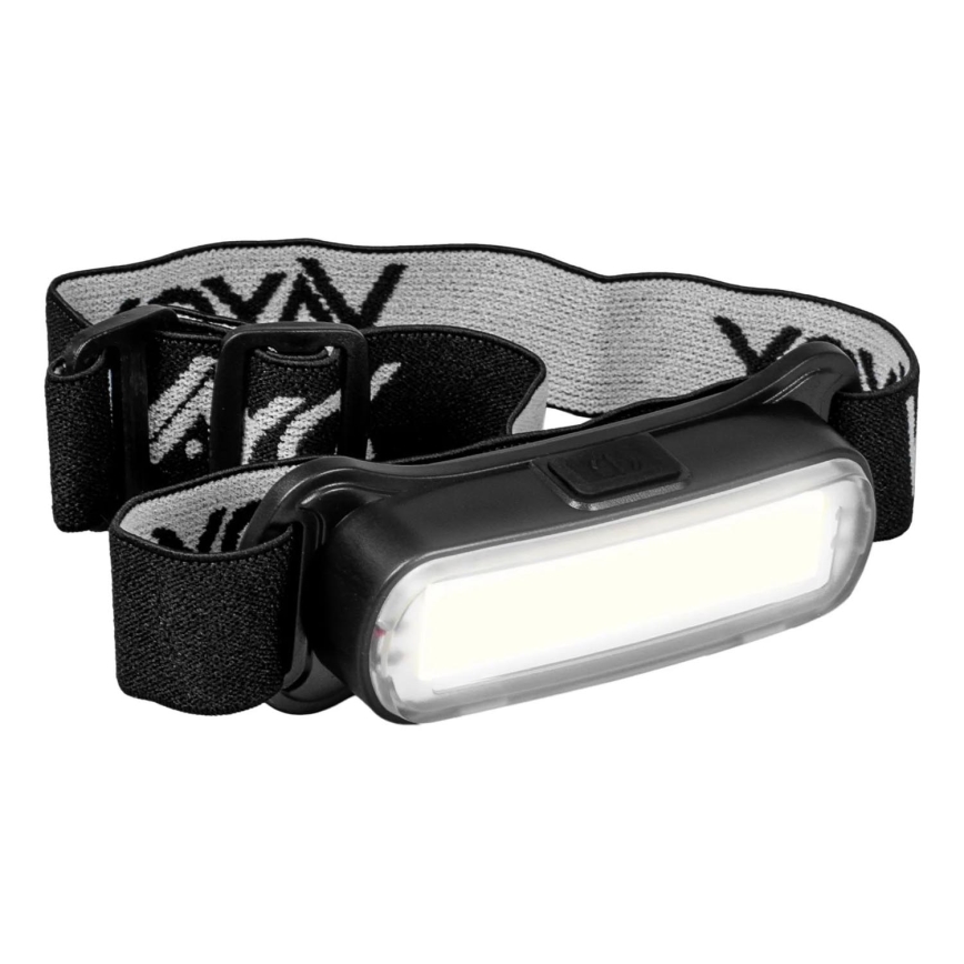 LED Ljusreglerad uppladdningsbar pannlampa LED/5V IPX4 300 glansig 1200 mAh