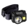 LED Ljusreglerad uppladdningsbar pannlampa med sensor och rött ljus LED/6W/5V/3xAAA IP44 500 glansig 1200 mAh