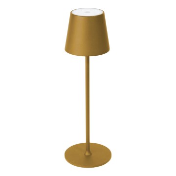 LED Ljusreglerad utomhus rechargeable bordslampa LED/4W/4000 mAh 3000/4000/5500K IP44 guld