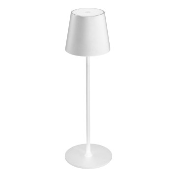 LED Ljusreglerad utomhus rechargeable bordslampa LED/4W/4000 mAh 3000/4000/5500K IP44 vit