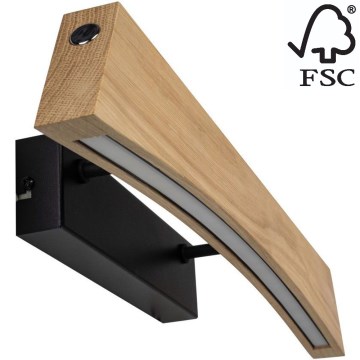 LED ljusreglerad vägglampa ZIAD LED/6,5W/230V ek – FSC certifierade