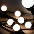 LED ljusslinga för utomhusbruk EASY CONNECT 8xE27 5m IP44 varm vit