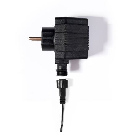 LED julkedja för utomhusbruk FELICIA FILAMENT 20xE10 19m genomskinlig/varm vit IP44, Made in the EU