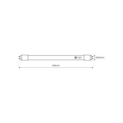 LED lLsrör G13/9W/230V 4000K 60 cm