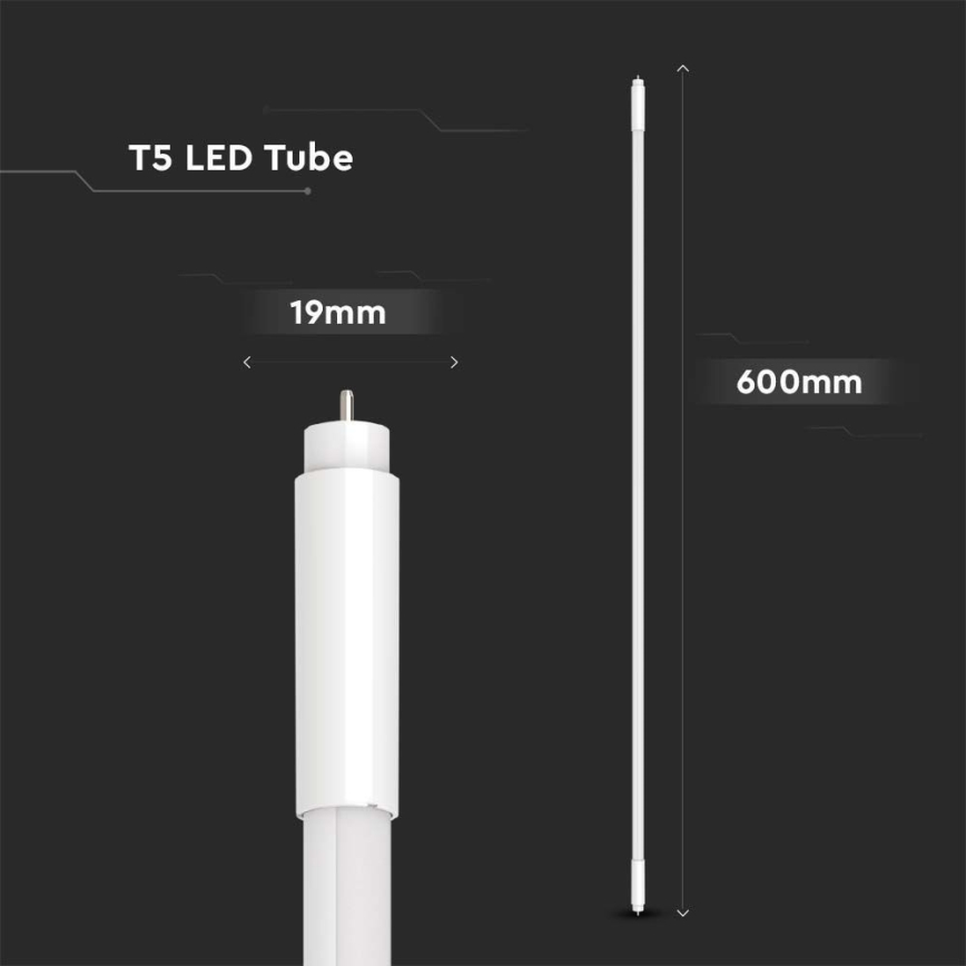 LED lLsrör T5 G5/8W/230V 4000K 60 cm