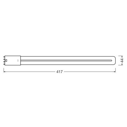 LED lysrör 2G11/18W/230V 4000K - Osram