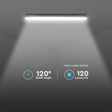 LED lysrör arbetsbelysning med nödmodul EMERGENCY LED/36W/230V 6500K 120cm IP65