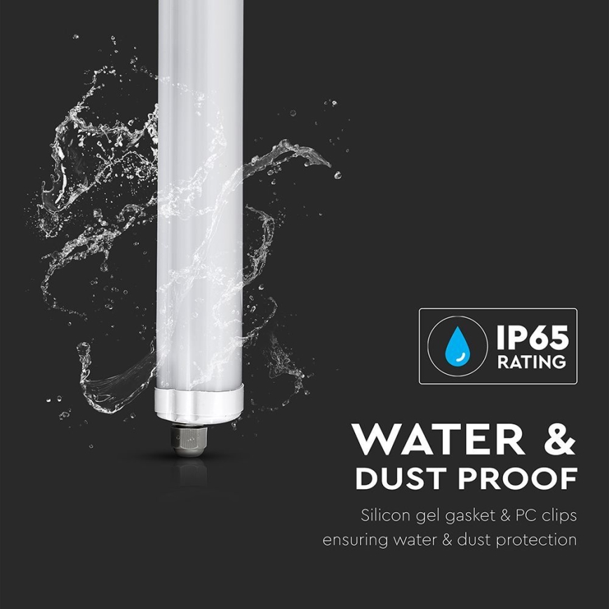 LED lysrör arbetsbelysning G-SERIES LED/18W/230V 4000K IP65 60 cm