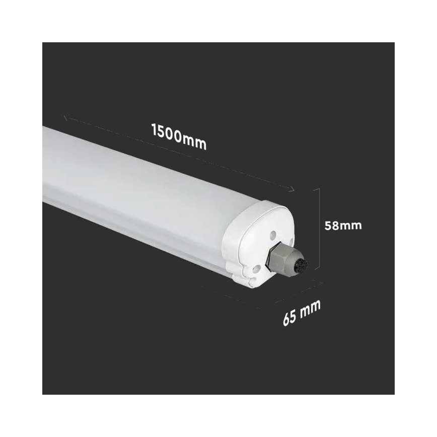 LED lysrör arbetsbelysning  G-SERIES LED/48W/230V 4000K 150cm IP65