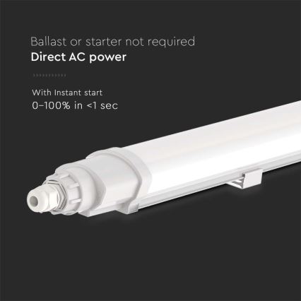LED lysrör arbetsbelysning LED/18W/230V 6500K IP65 60 cm