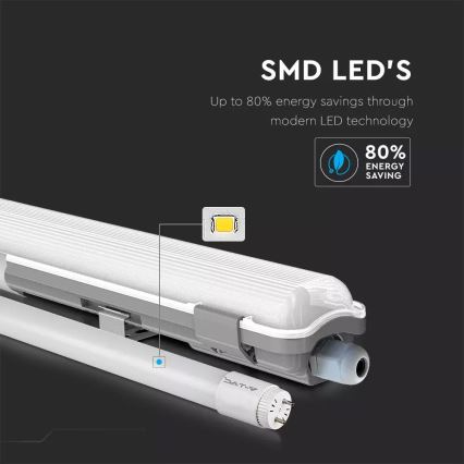 LED lysrör arbetsbelysning LED/22W/230V 6400K 150cm IP65