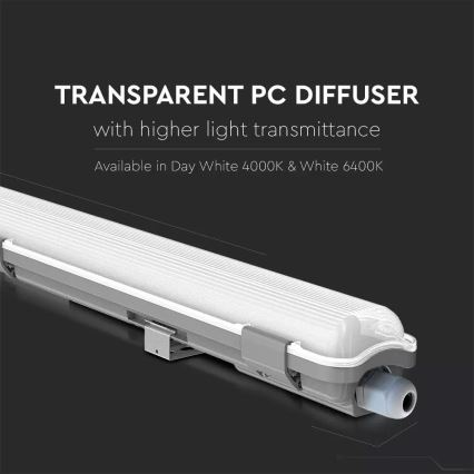 LED lysrör arbetsbelysning LED/22W/230V 6400K 150cm IP65