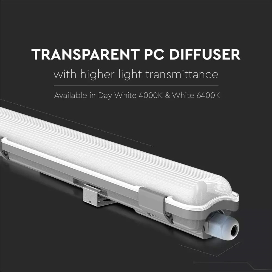 LED lysrör arbetsbelysning LED/22W/230V 6400K 150cm IP65