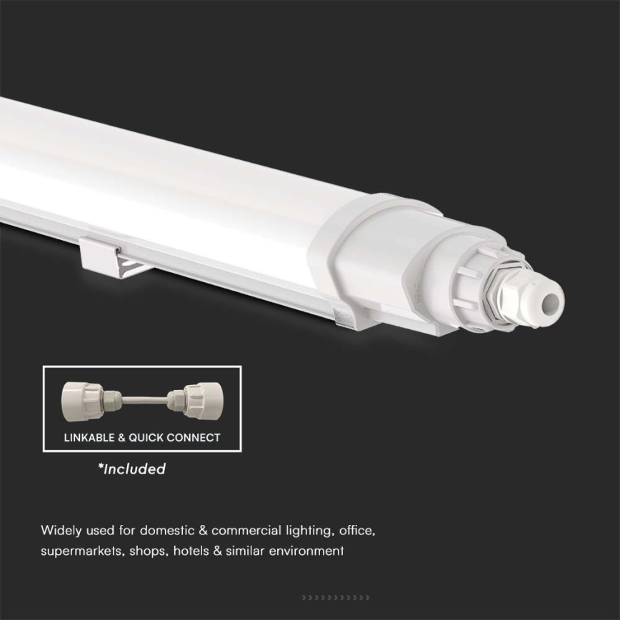 LED lysrör arbetsbelysning LED/48W/230V 6500K IP65 150 cm
