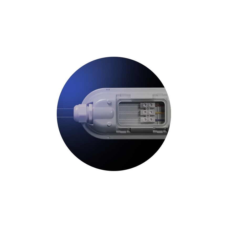 LED lysrör arbetsbelysning LIMEA GIGANT LED/38W/230V IP65 1190mm svart