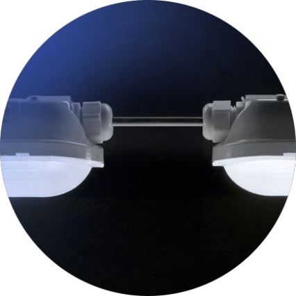 LED lysrör arbetsbelysning LIMEA GIGANT LED/38W/230V IP65 1190mm svart